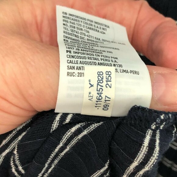 AE AMERICAN EAGLE Lace Up Dress - Dark Academia - Picture 9 of 10